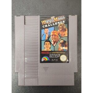 WWF WrestleMania Challenge (Nintendo, 1990) NES Tested!! Works Great!
